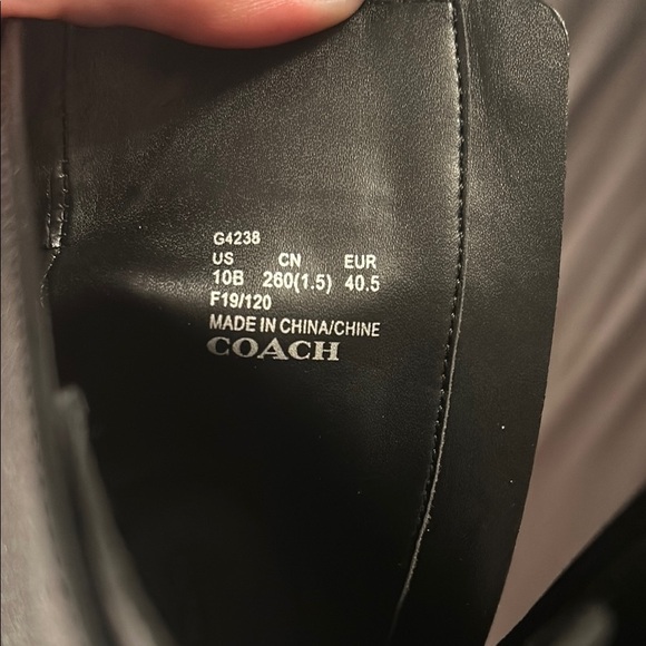 Coach Women's Black and Red Boots - Picture 2 of 10